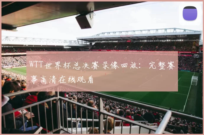 WTT世界杯总决赛录像回放:完整赛事高清在线观看
