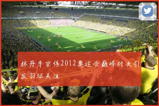 林丹李宗伟2012奥运会巅峰对决引发羽坛关注